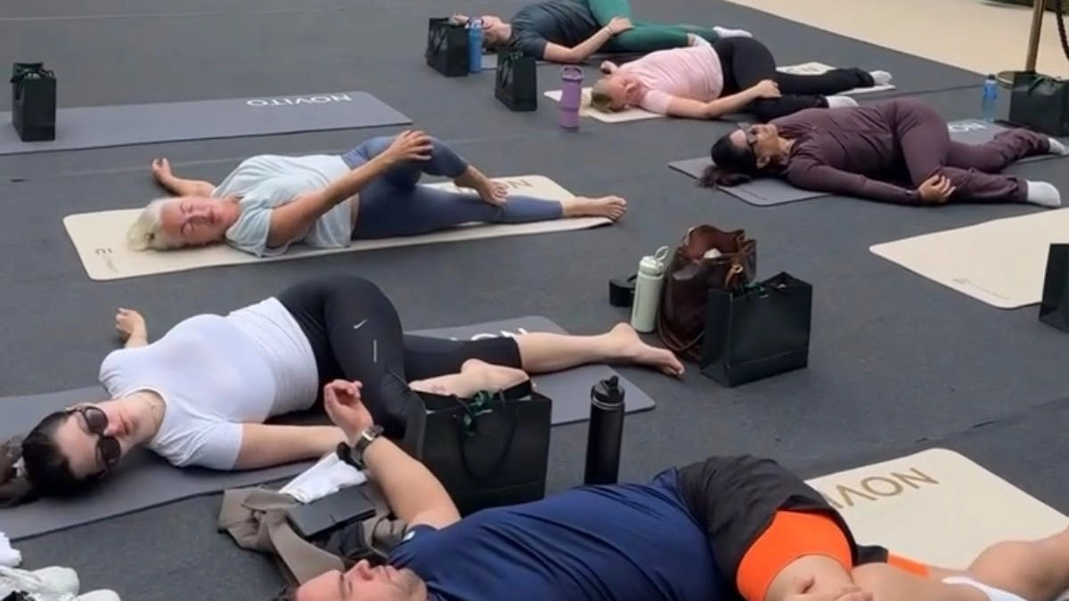 Yogaevent i Sandvika sentrum