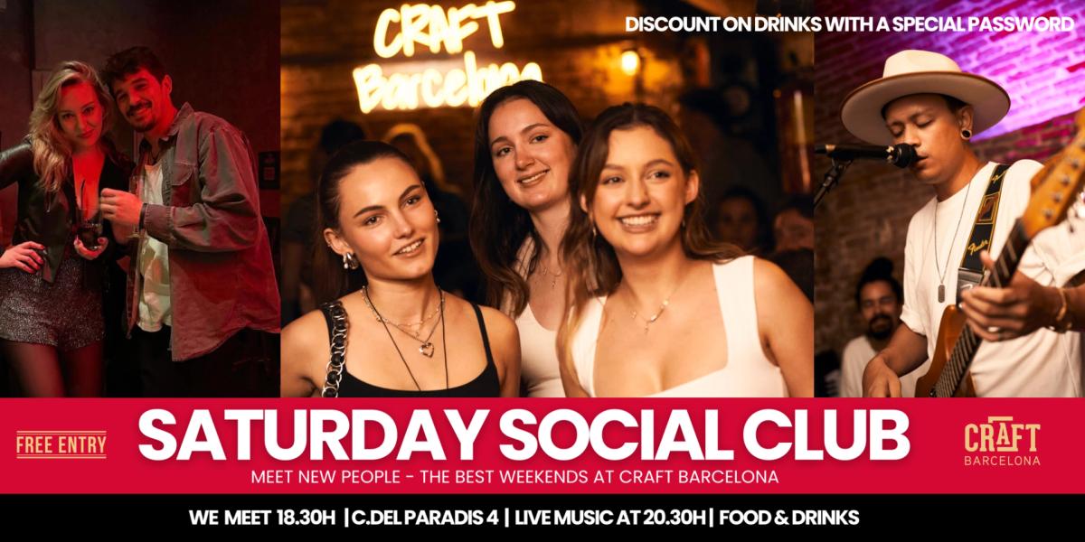 SATURDAY SOCIAL CLUB - Meet New People