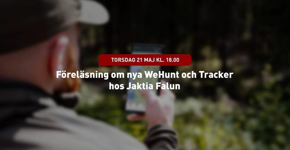 Föreläsning om nya WeHunt och Tracker hos Jaktia Falun