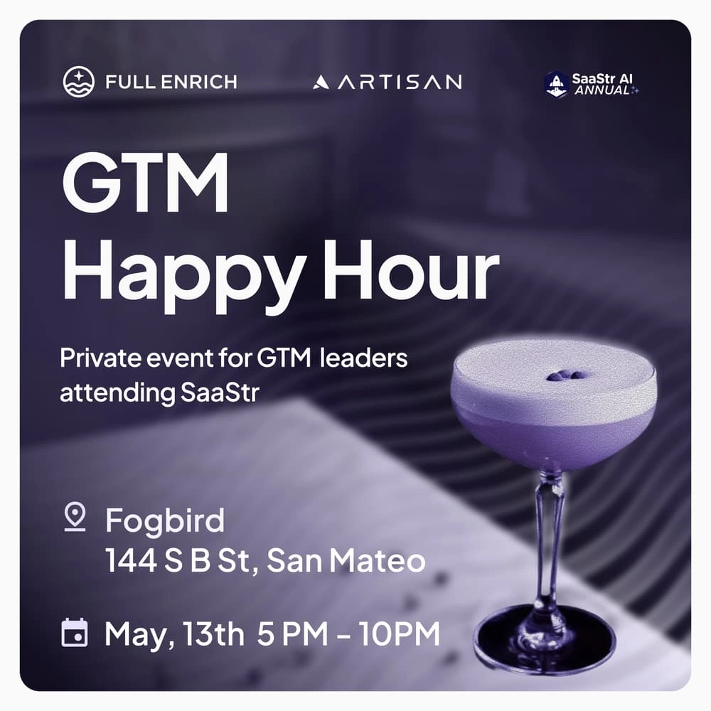 GTM Happy Hour - SaaStr