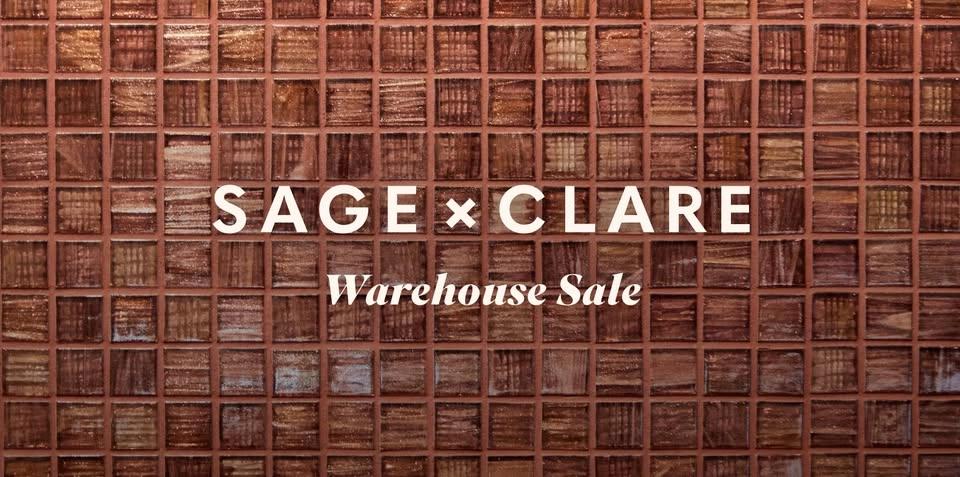 Sage x Clare - ADELAIDE Warehouse Sale