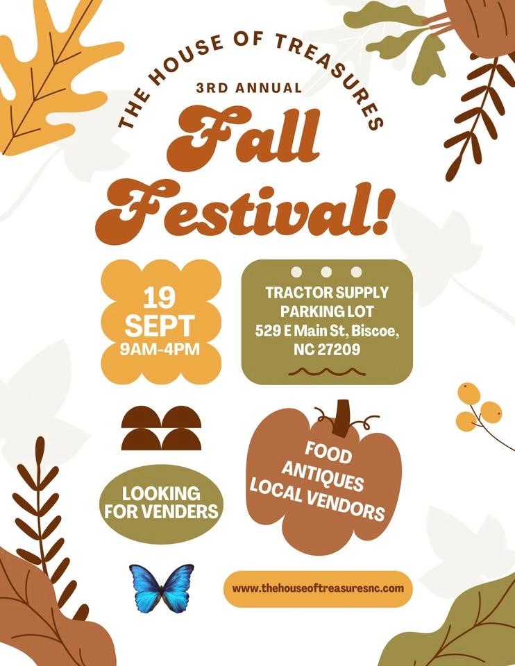 3rd Annual Fall Festival