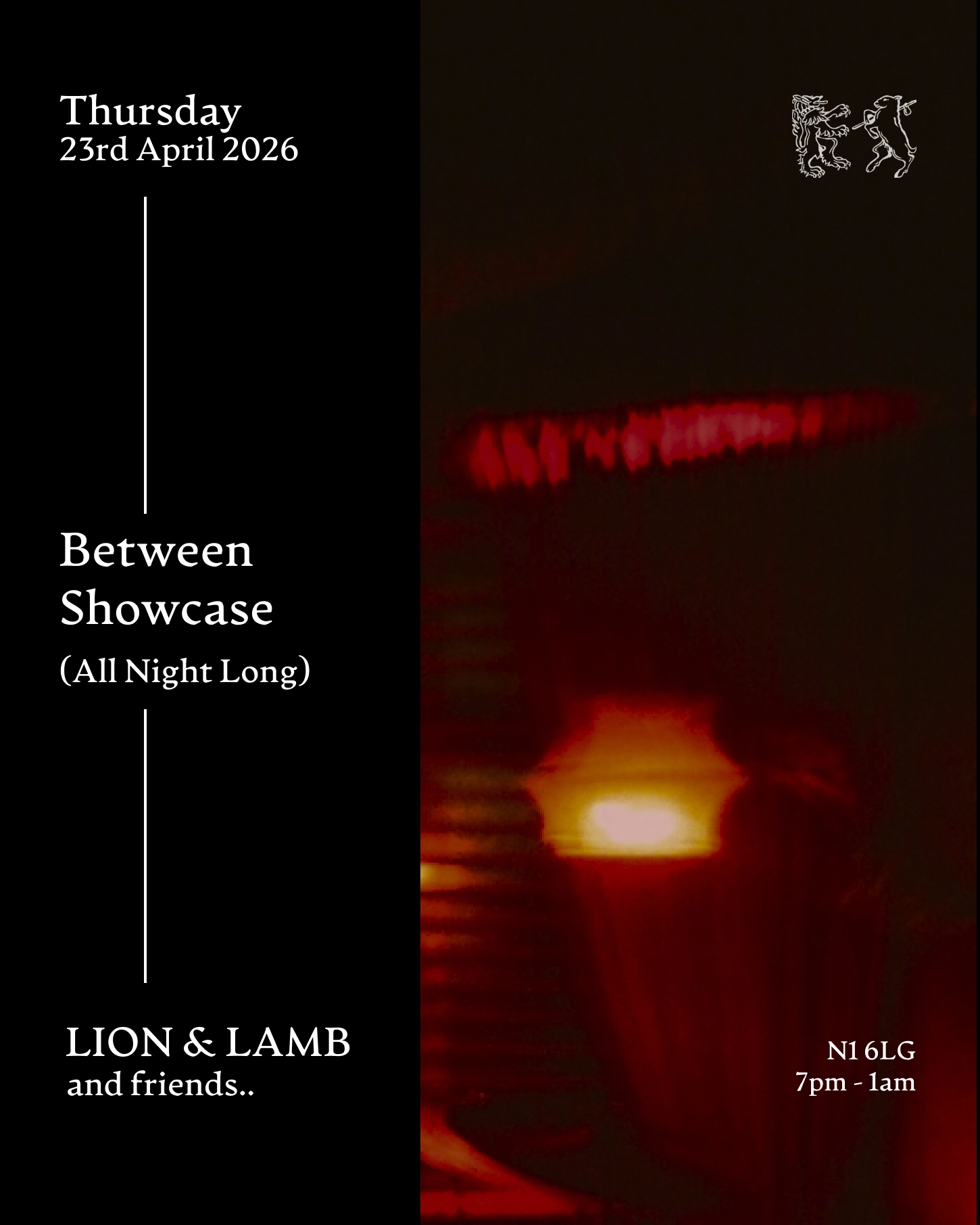 Lion & Lamb and Friends with Between Showcase (All Night Long)