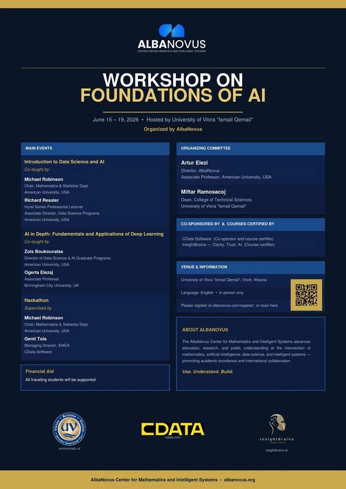 June 15- June 19 Workshop on Foundations of AI