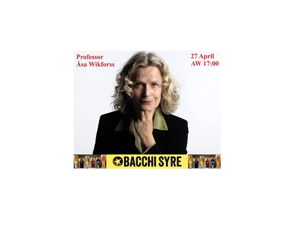 MILJÖL 27 april - professor Åsa Wikforss