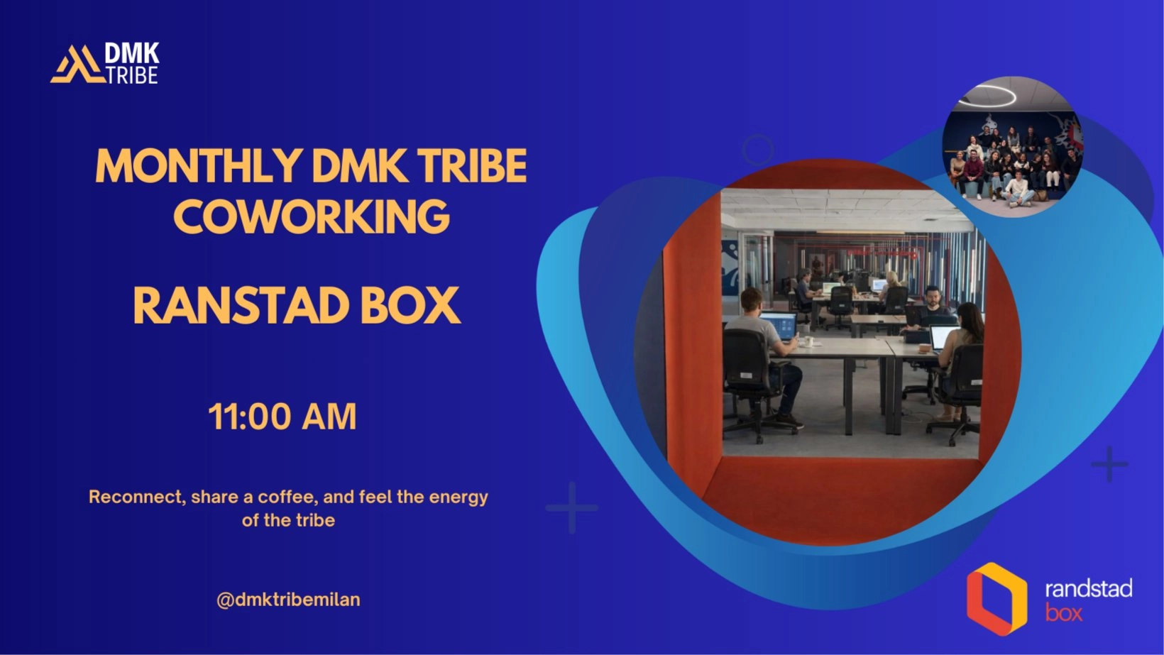 🌟 11 AM- MILAN : 1st COWORKING DAY AT RANSTAD BOX🌟