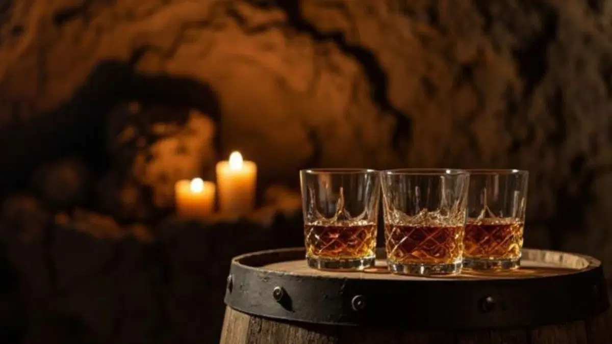 Underjordisk whiskyprovning