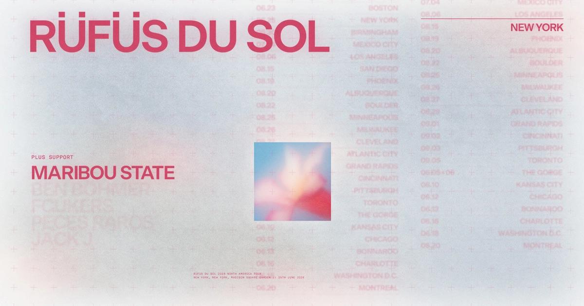 RÜFÜS DU SOL NORTH AMERICA 2026