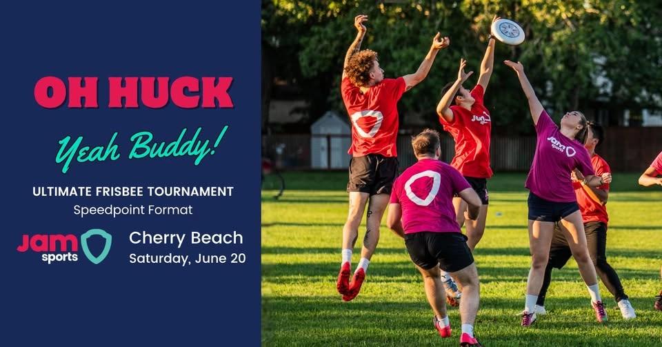 Oh Huck Yeah Buddy Ultimate Frisbee Speedpoint Tourney Rec Division