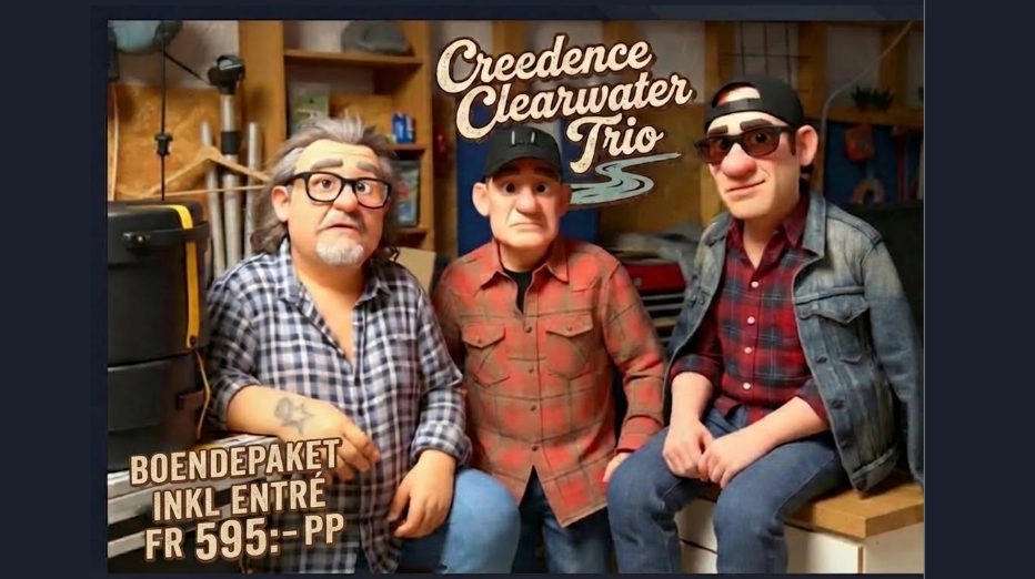 CREEDENCE CLEARWATER TRIBUTE - Live at Clarion Hotel Örebro 15 maj.