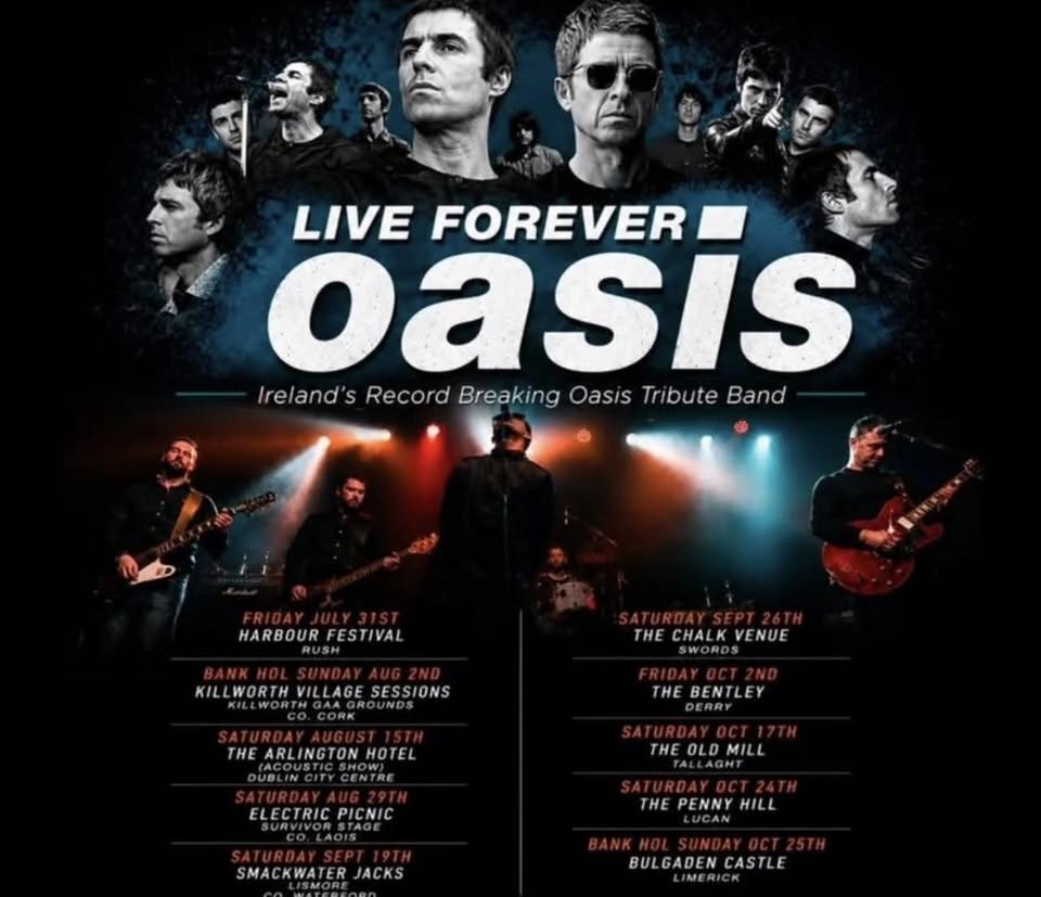 Live Forever Oasis tribute band