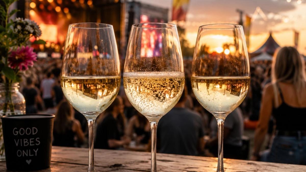 Vinprovning på Streetfoodfestivalen i Halmstad 27 juni