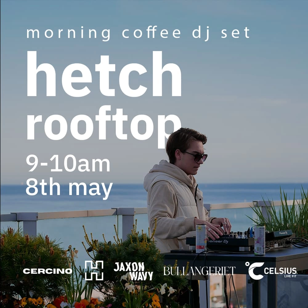 MORNING COFFEE DJ SET (rooftop edition) - sponsored by Celsius Sweden & Bullangeriet