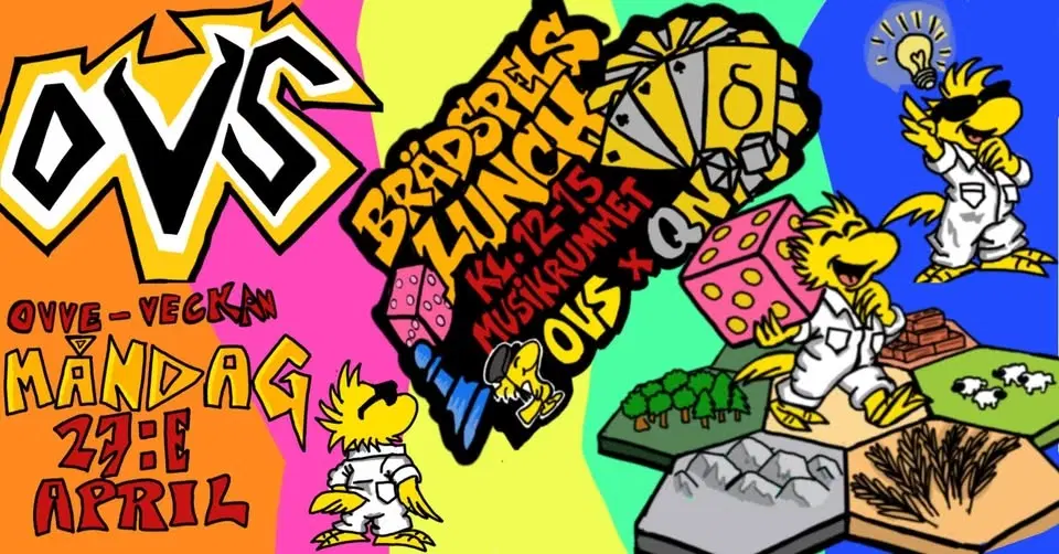 Brädspelslunch med QN