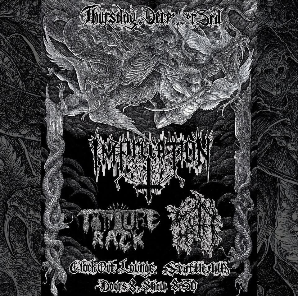 Clock-Out Lounge Presents: Imprecation w/ Torture Rack and Noroth (record release)