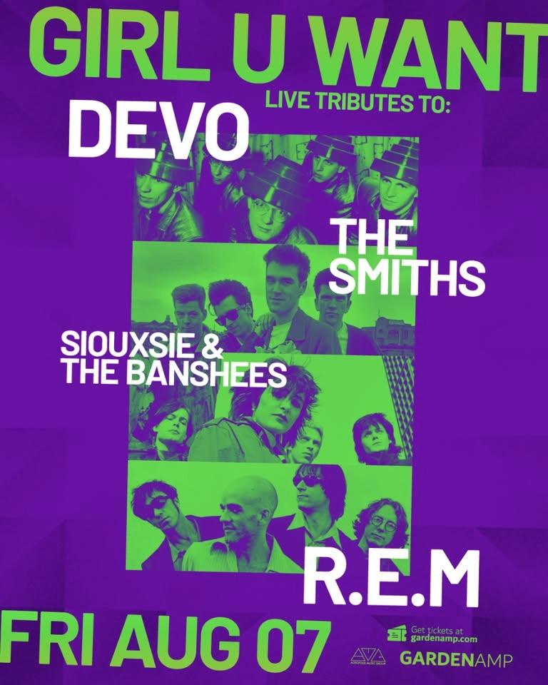 Devo, The Smiths/Morrissey, Siouxsie & The Banshees, R.E.M. Tributes