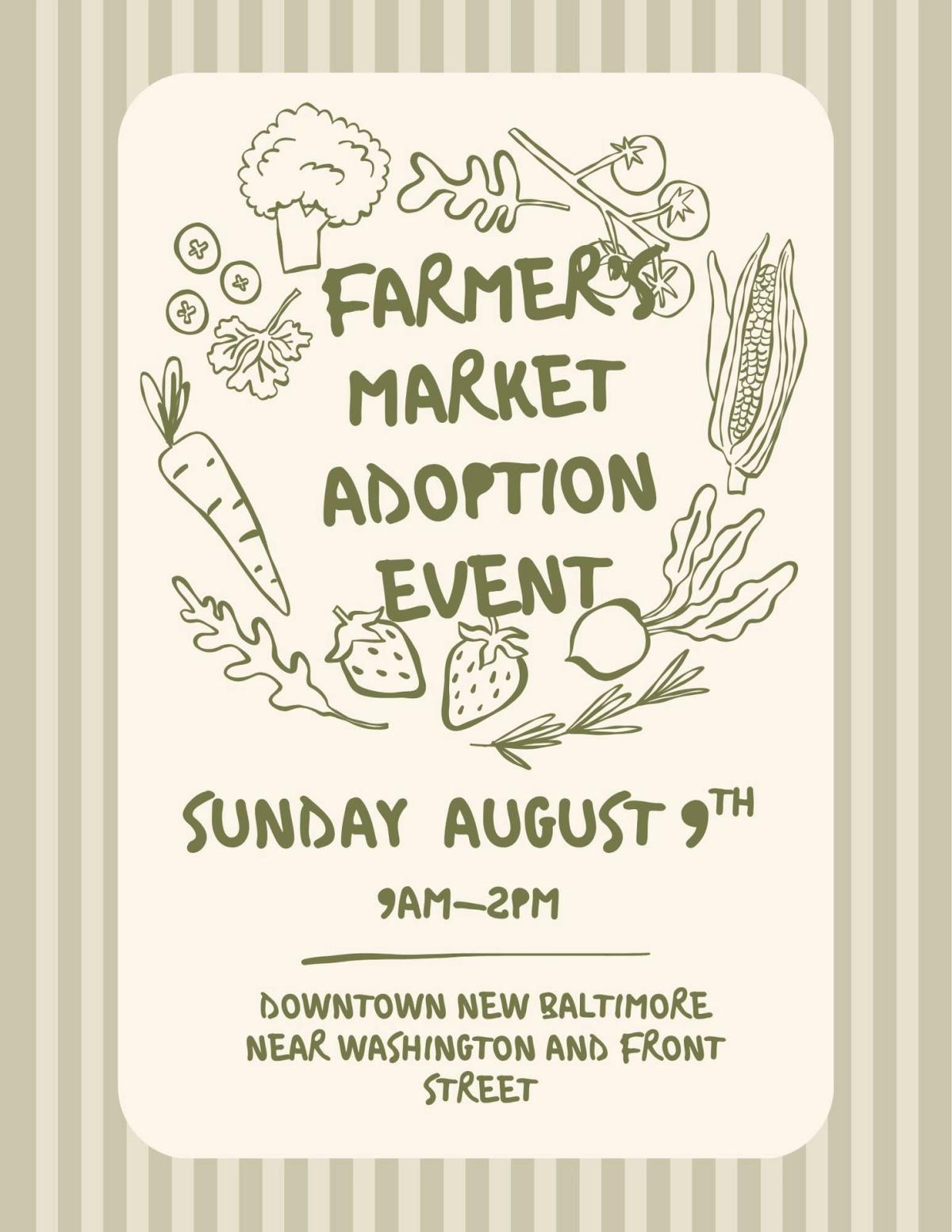 Farmers Market Adoption Event