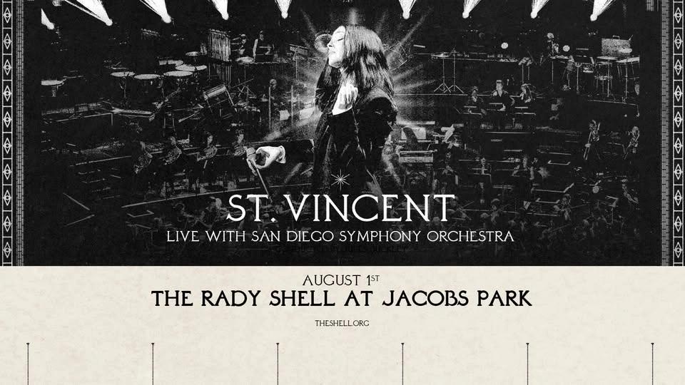 St. Vincent with the San Diego Symphony Orchestra with guest Arooj Aftab