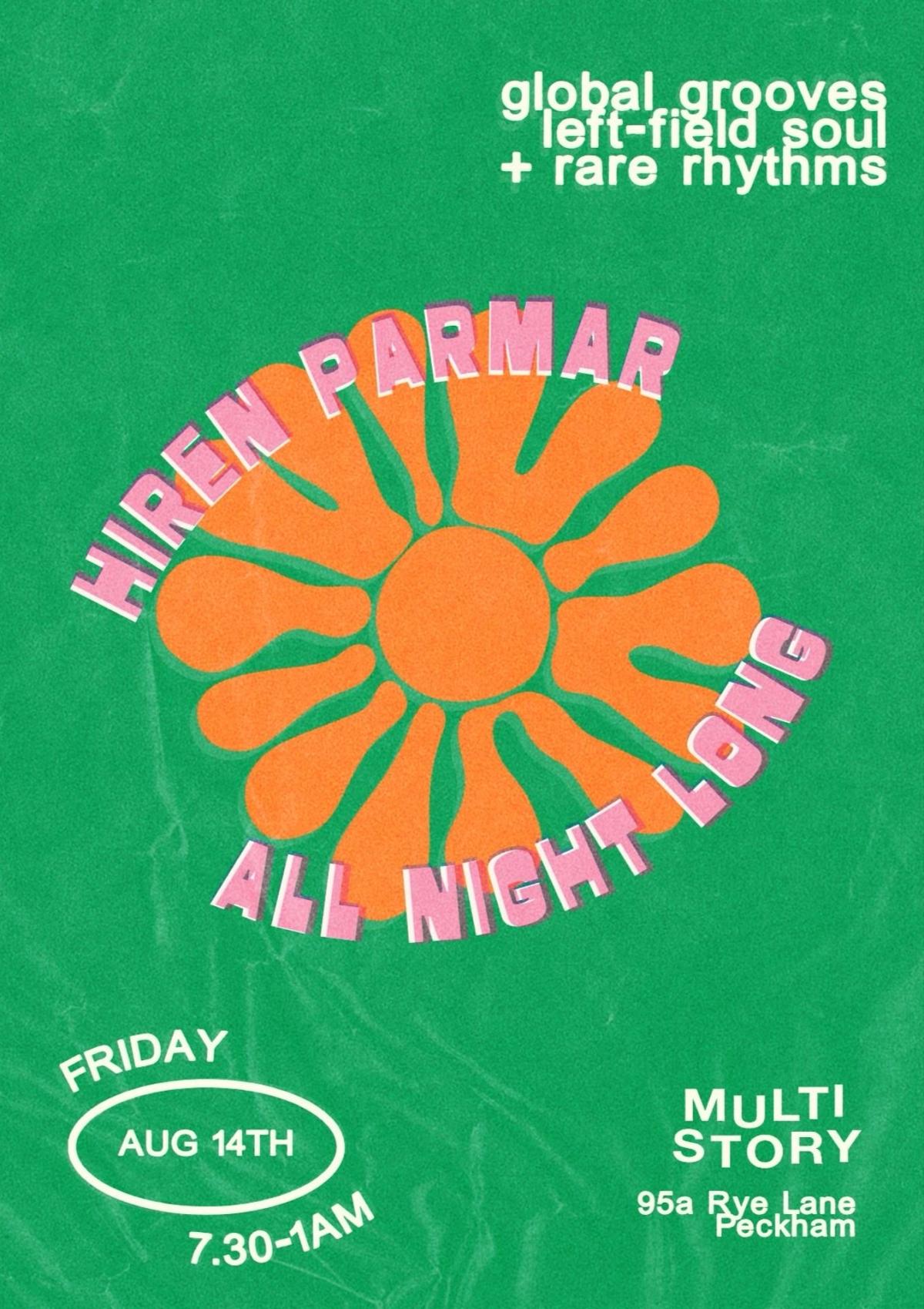 Hiren Parmar All Night Long: Global Groove