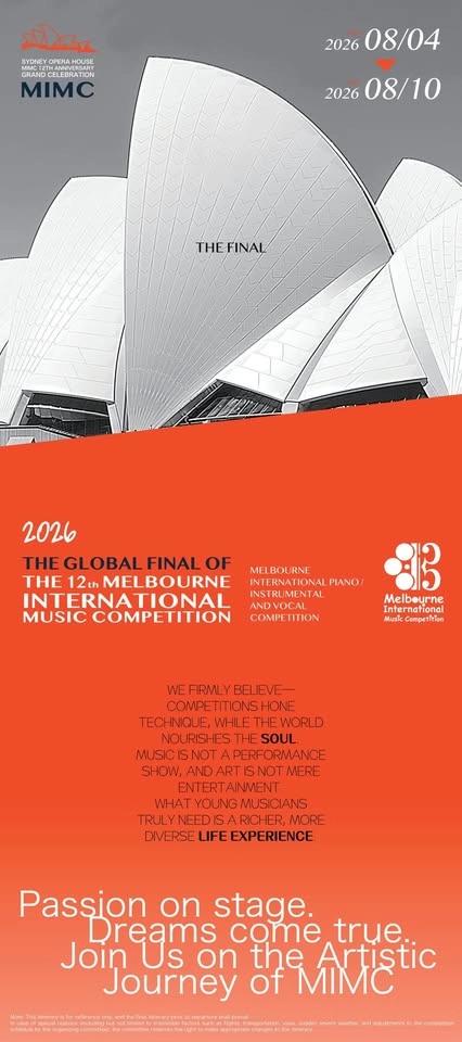 The 12th Melbourne International Music Competition Global Finals