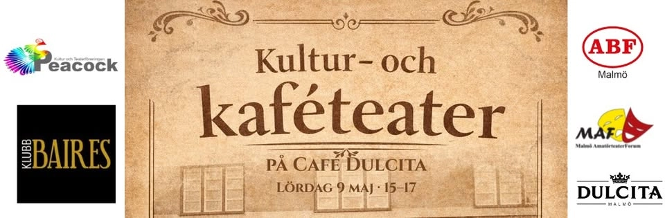 Kultur- och kaféteater på Café Dulcita
