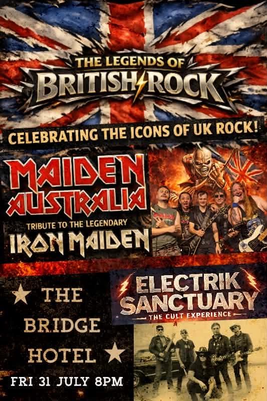 Legends of British Rock - Iron Maiden & The Cult Tributes