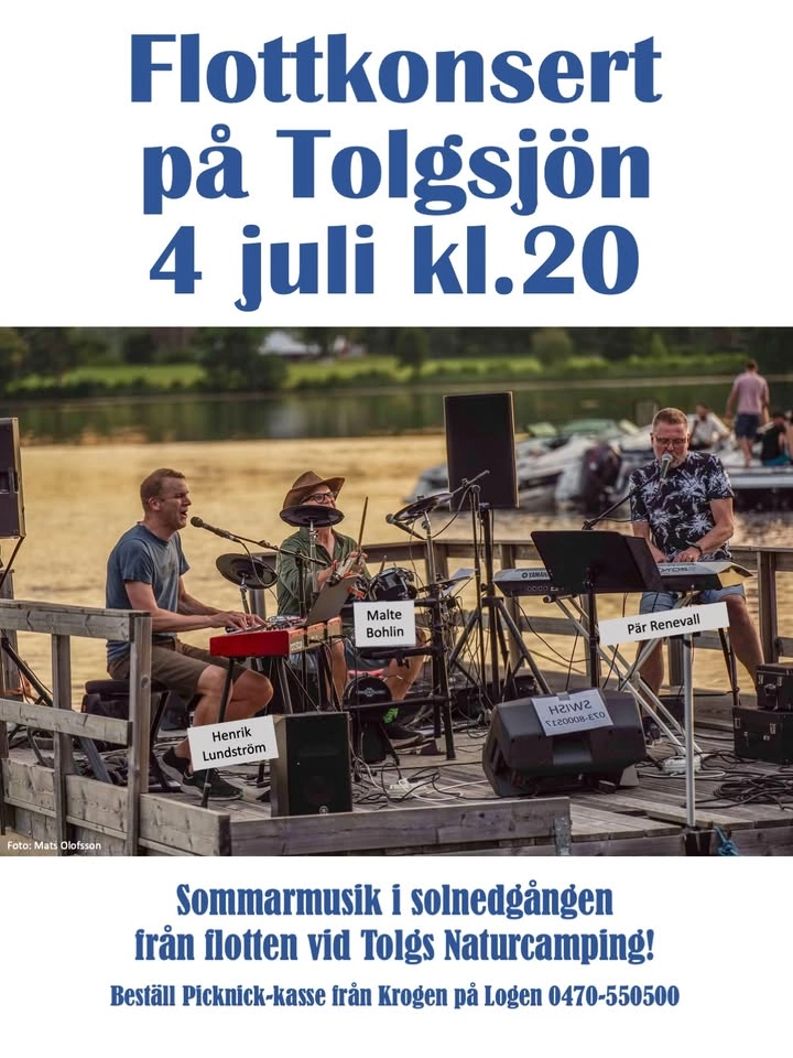 Flottkonsert på Tolgsjön