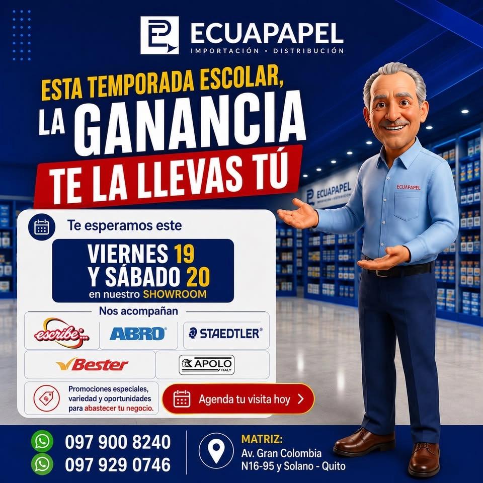 Showroom con ESCRIBE - ABRO - STAEDTLER - APOLO - BESTER