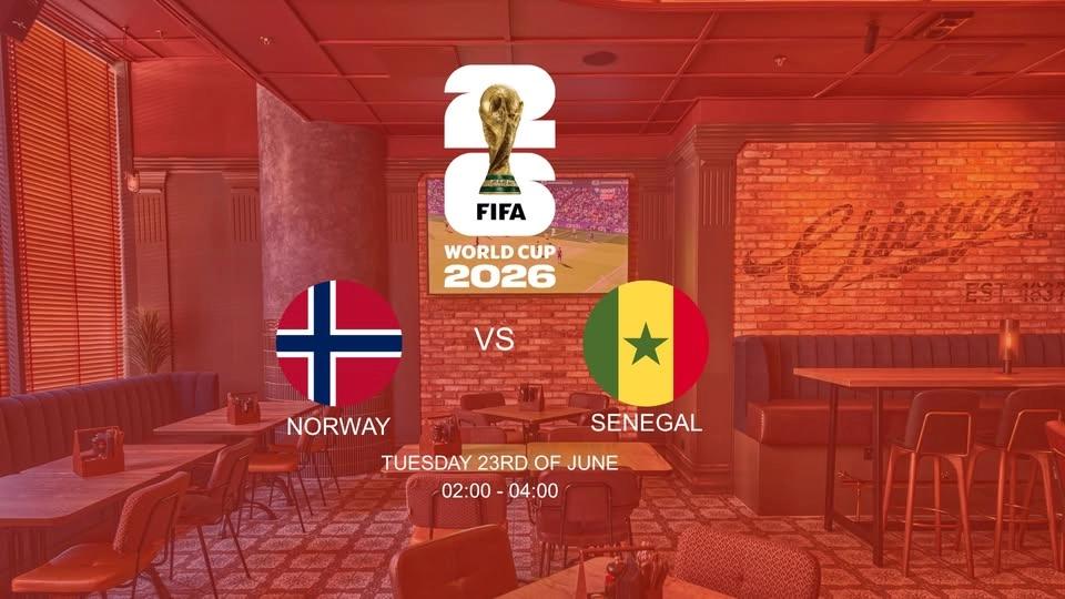 NORWAY VS SENEGAL WORLD CUP X CHICAGO PIZZA & BREW