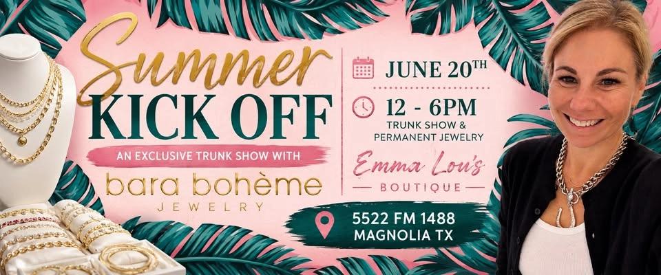 Kick Off Summer Event BARA Trunk Show