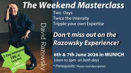 Superstar DAVID RAZOWSKY'S "The Weekend Masterclass" (Two days of pure Improv)!