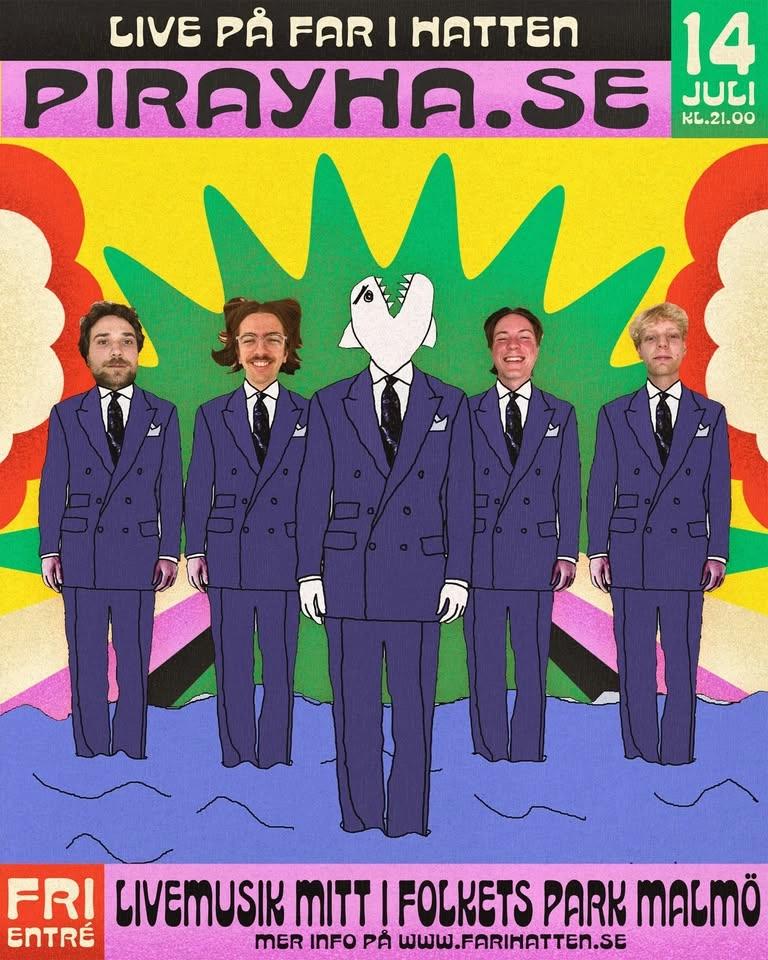 pirayhapunktse live på Far i Hatten