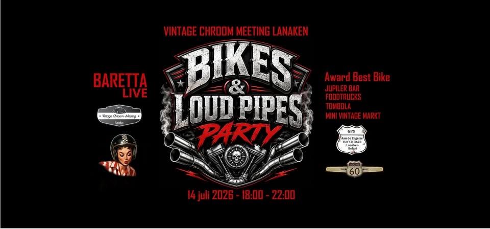 Vintage Chroom Meeting Lanaken - Bike & Loud Pipes Party!
