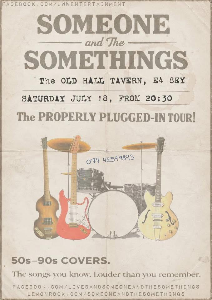 LIVE AT THE OLD HALL TAVERN!!!