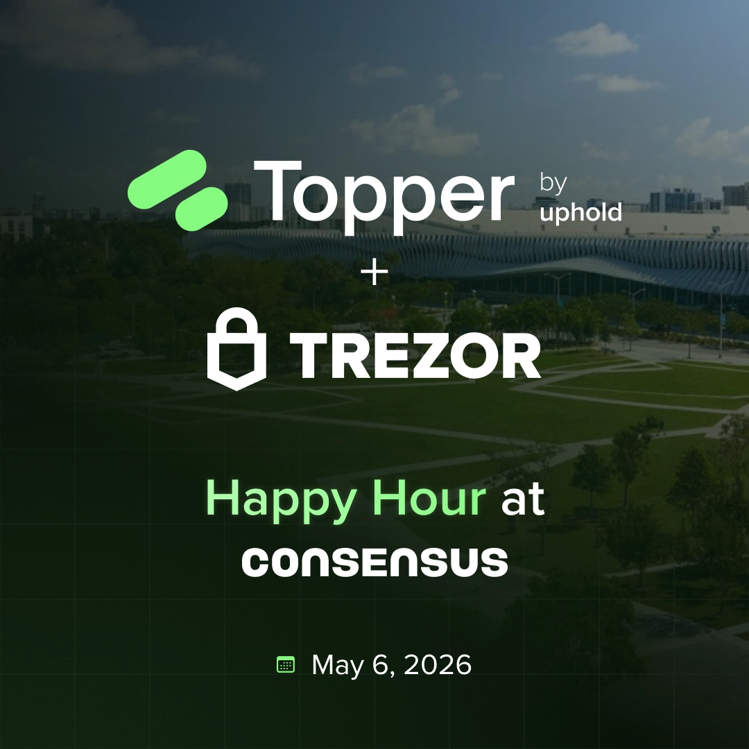 Topper + Trezor | Consensus Happy Hour 🍸