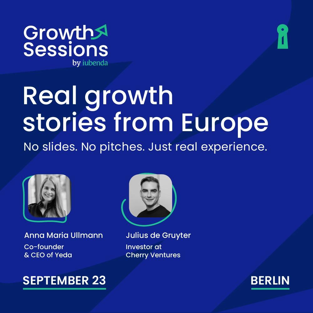 Growth Sessions by iubenda | Berlin 23.9