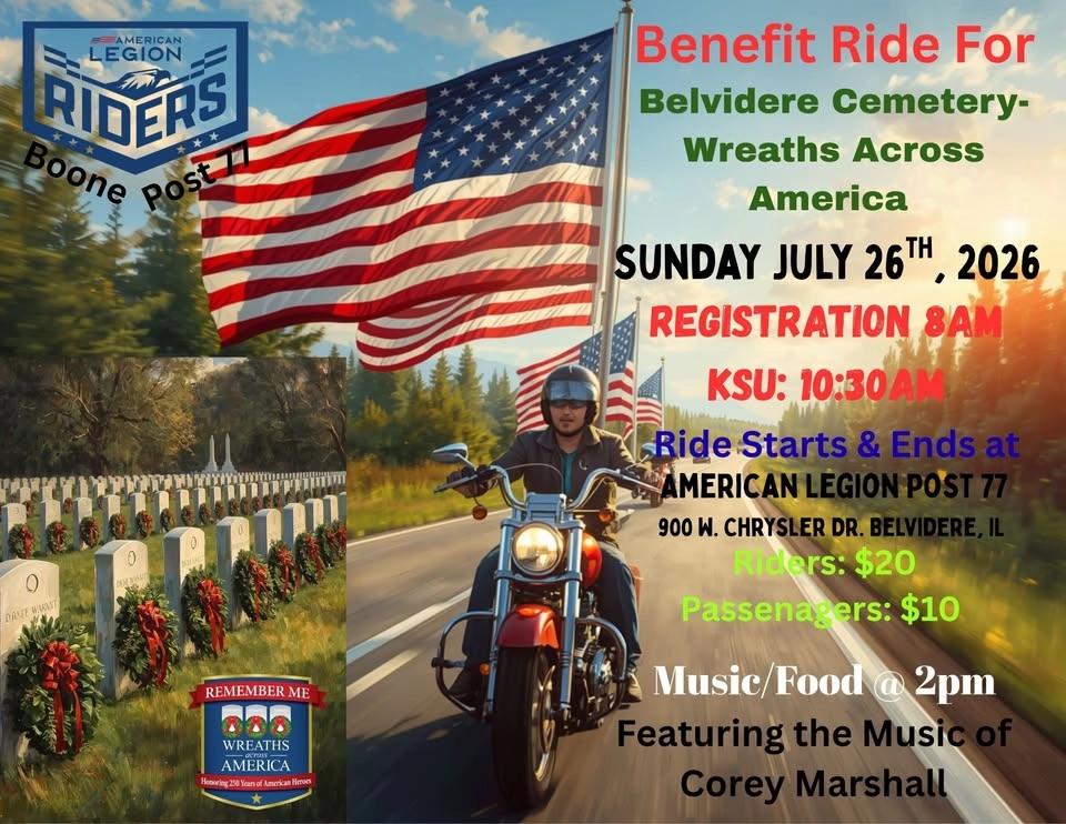 Benefit Ride for Wreaths Across America