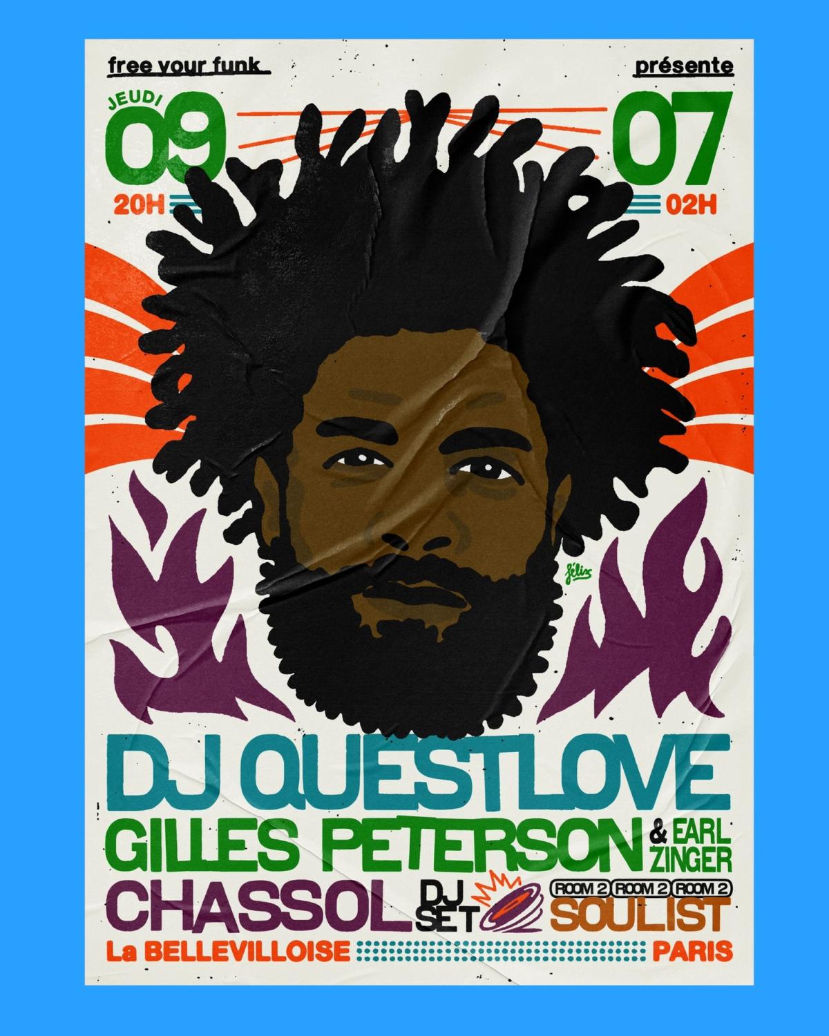 Free Your Funk: Questlove, Gilles Peterson, Chassol (dj set)