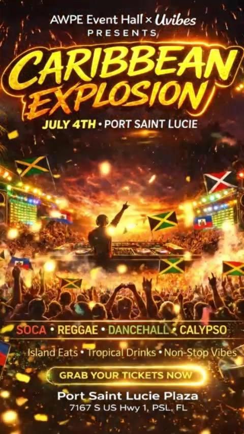 🔥 CARIBBEAN EXPLOSION – PORT SAINT LUCIE 🔥