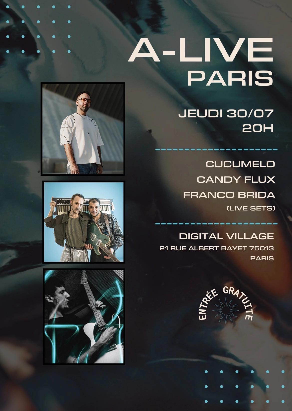 A-LIVE Paris // 100% live sets