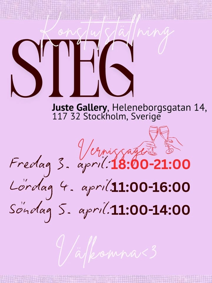 Vernissage fredag 3. april