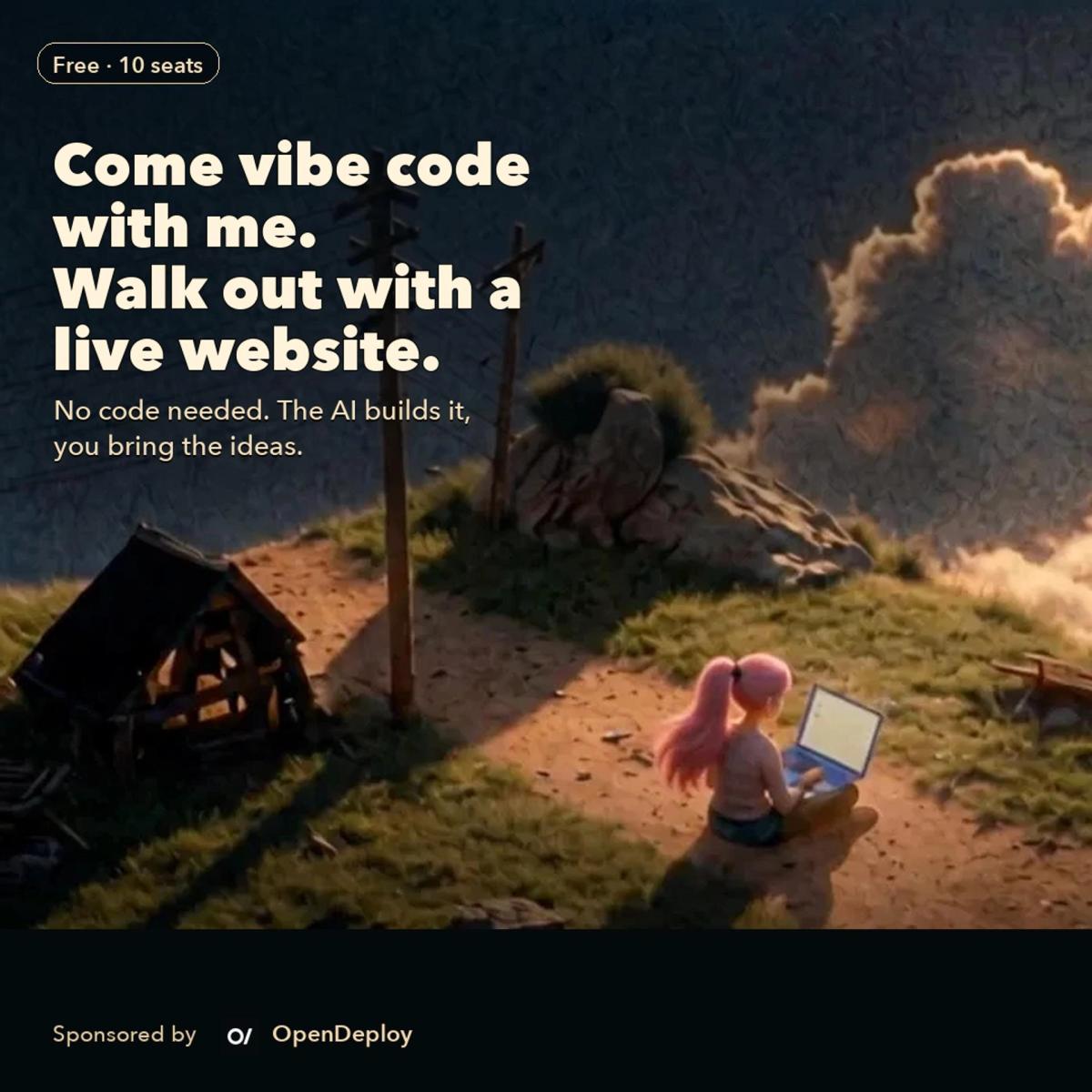 Vibecoding Workshop: From Idea to Hosted Website