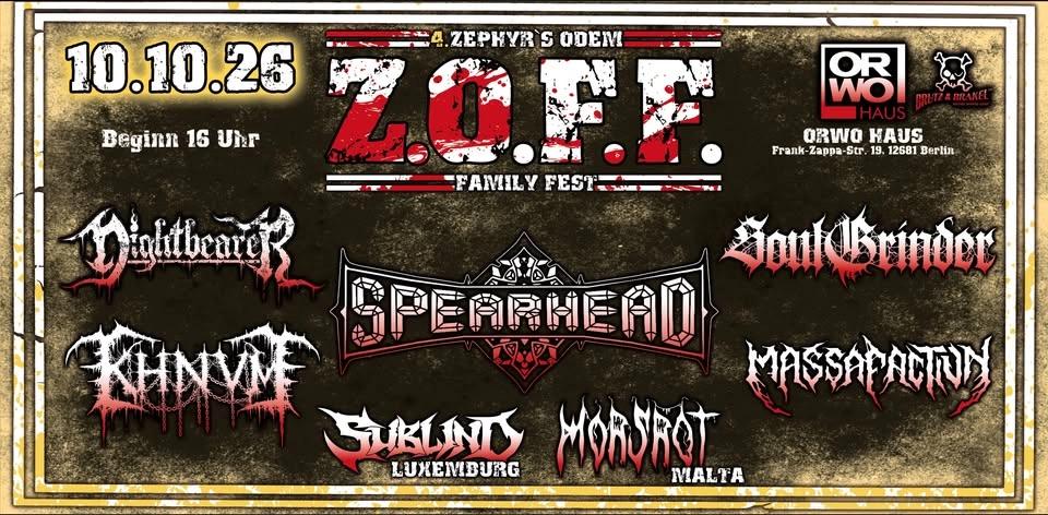 ZOFF Vol.4 - Das Zephyr's Odem Family Fest 2026