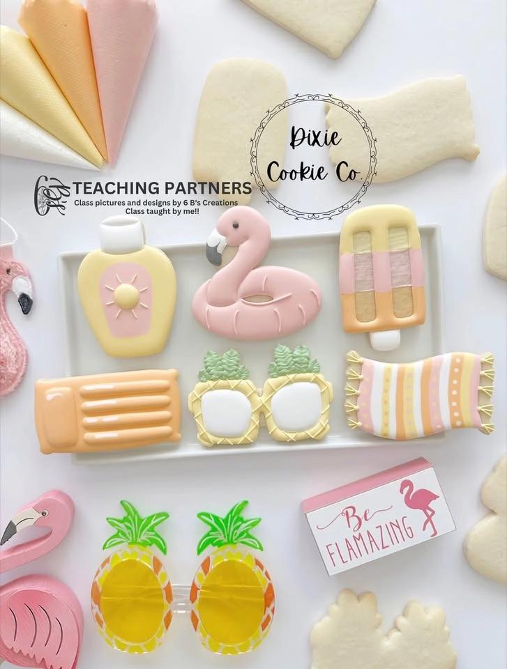 Let’s Flamingle!🦩☀️ Beginner Friendly Cookie Class
