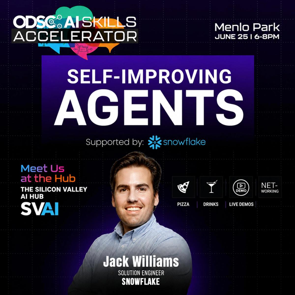 Self-Impoving Agents | ODSC AI and Snowflake