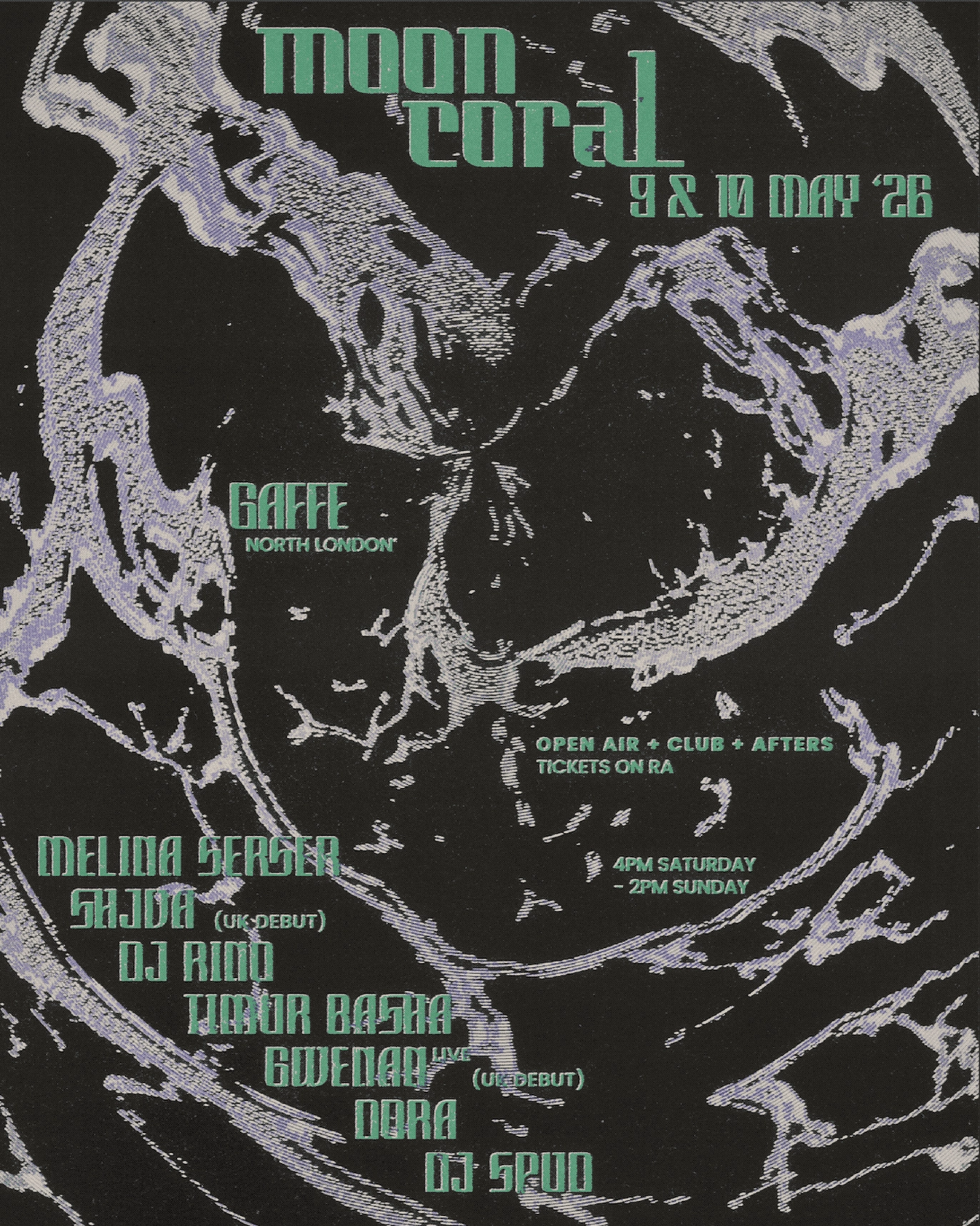 Moon Coral 18: Melina Serser, Shjva, Gwenan (live), DJ Rino, Timur Basha