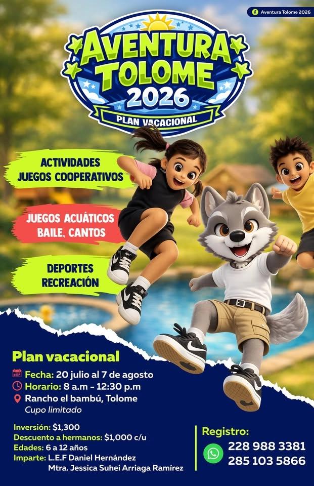 Aventura Tolomé 2026