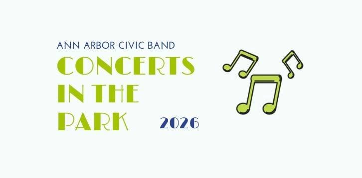 2026 Ann Arbor Civic Band, Concerts in the Park