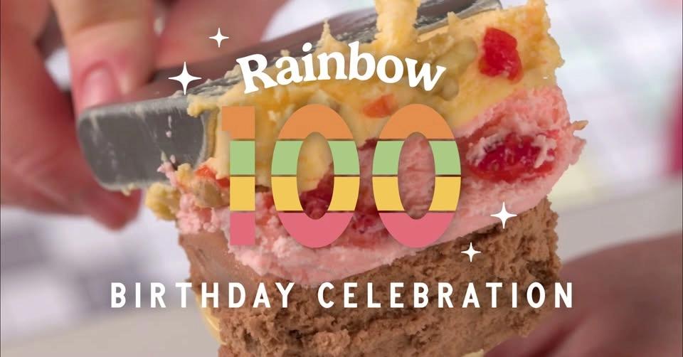 Rainbow Cone 100th Birthday Celebration