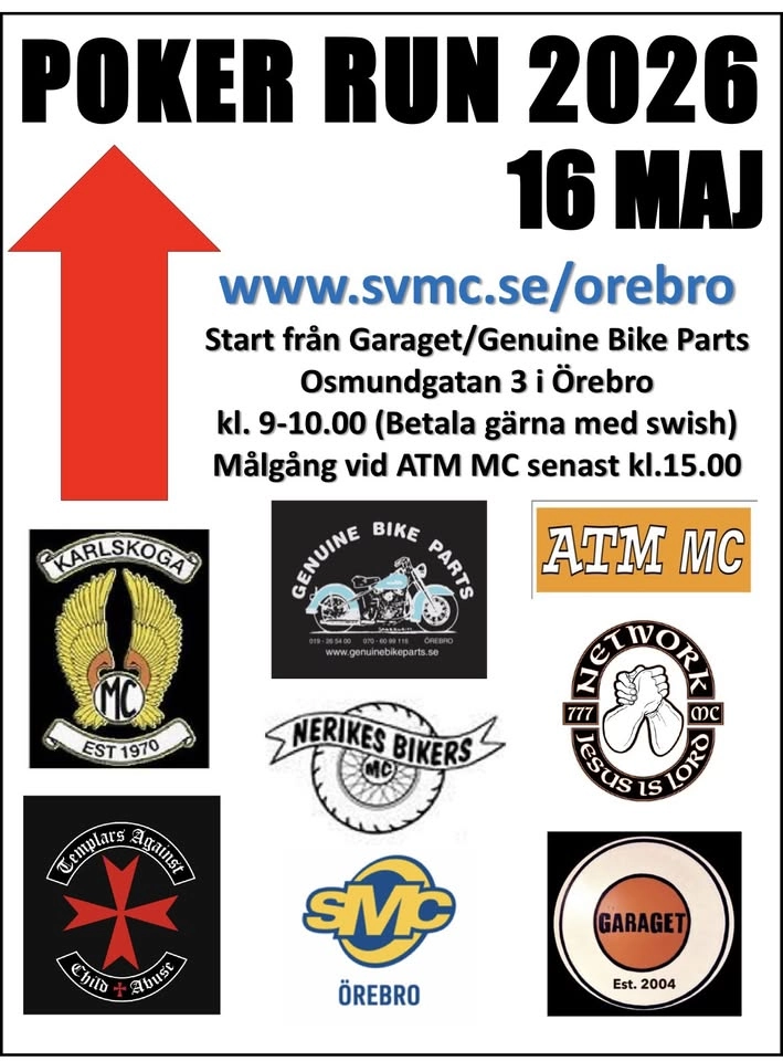 Poker Run 2026 - 16 Maj